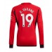 Manchester United Raphael Varane #19 Hemma matchtröja 2023-24 Långärmad Billigt